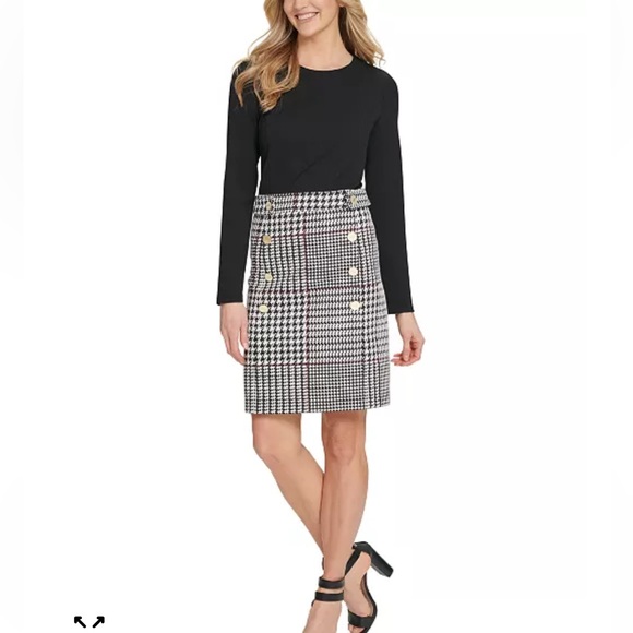 DKNY WINTER DRESS PIT TO PIT 17 - Picture 1 of 7